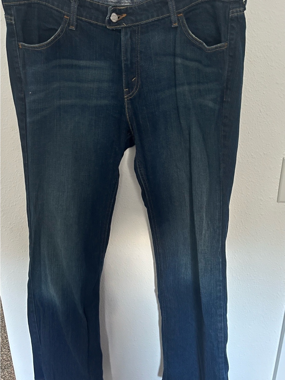Vintage Levi's 545 Low Boot Cut Dark Blue Flare Jeans